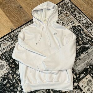 White Alo yoga hoodie xs